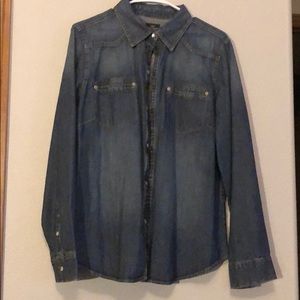 Denim Button-Down